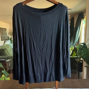 J. Jill Classic Black Long Sleeve Top